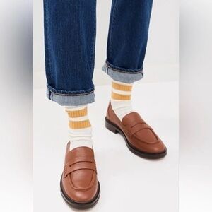 Madewell Brown Leather Loafers